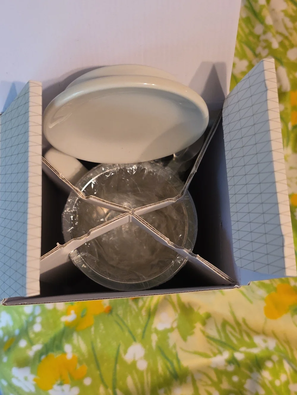 NIB Tea Forte Fiore Wild Poppy 14oz Steeping Cup Infuser Lid Floral